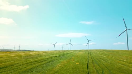 Wind Turbines - 4K
