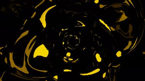 Abstract glowing wormhole tunnel.