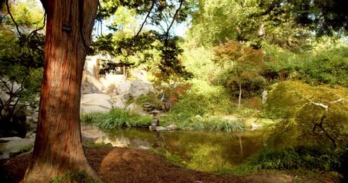 Exploring maymont gardens and grounds with tourists in richmond Virginia USA