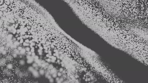 Fundo abstrato de pontos de partículas de cor branca