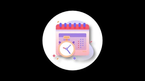 Анимация календаря 3D