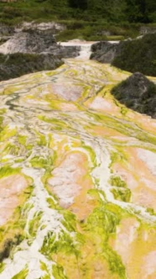 Hot Geothermal Spring Sipoholon Hot Spring Sumatra Indonesia