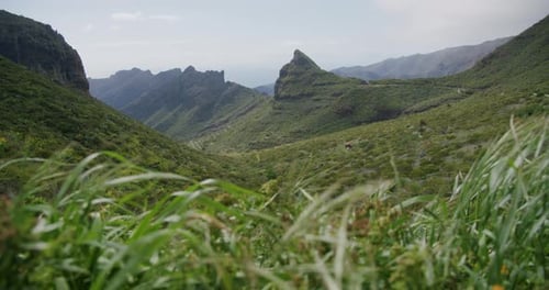 Masca Gorge and village on the island of Tenerife, Canary Islands, Spain