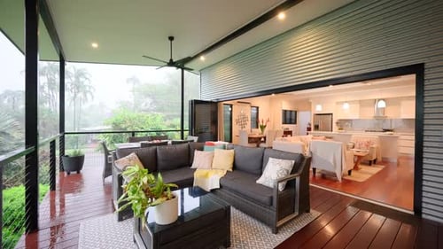 Tropical Home With Open-Plan Living and Outdoor Patio