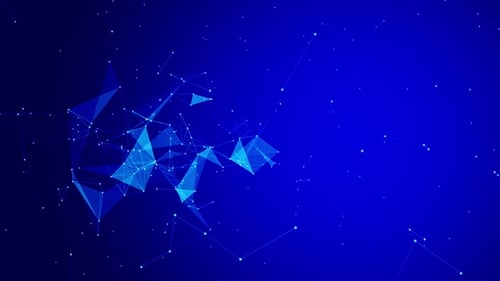 Blue Plexus Technology Background Loop