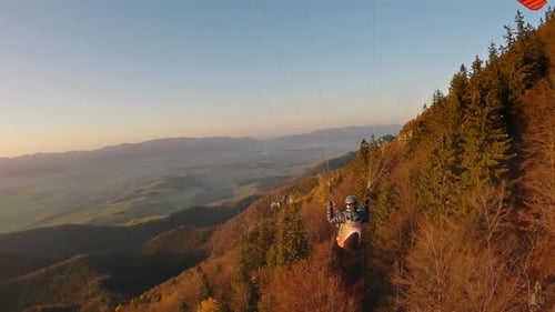 Peaceful Paragliding Fly Feedom Adrenaline
