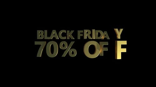 Black Friday 70% Off