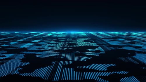 Digitaler Hintergrund und Textanimation - Street