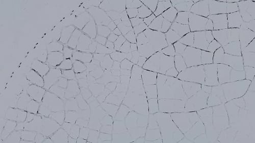 Cracked Surface with Abstract Texture Close Up