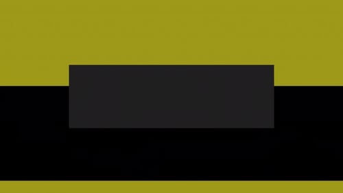 Game Time Collection: Grey box template in the center of the screen on yellow and black background