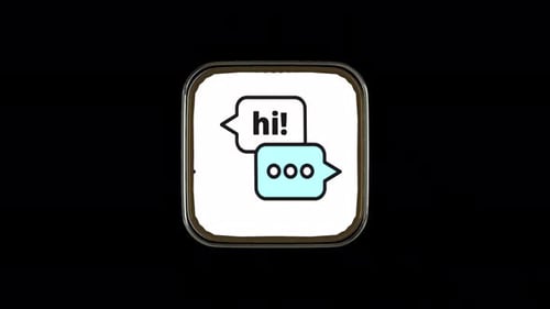 3d Social media icon - 05 Alpha