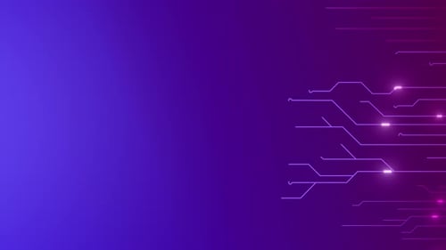 Circuit Board Digital Data moving on CPU loop backgrounds. Computer Processing and data.