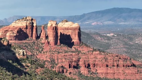 Beautiful sedona arizona from a drone shot