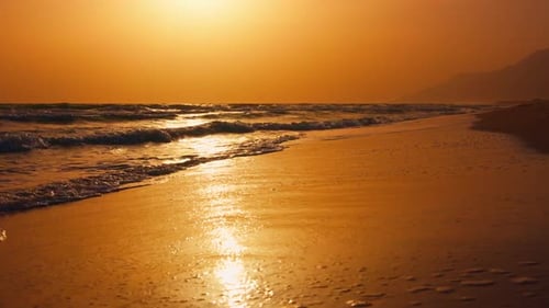 Sonnenuntergang am Strand