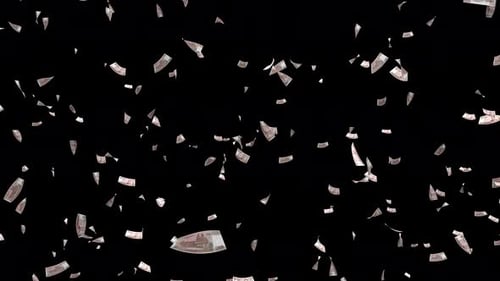 Das
nordkoreanische Won-Papiergeld fällt. Geldregen