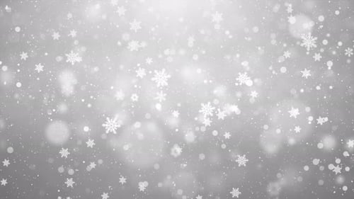 Partículas de floco de neve de neve abstratas elegantes