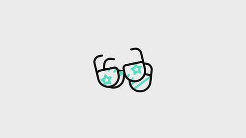 Party Glasses Animated Icon