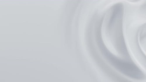 Smooth Abstract Fluid White Waves Background