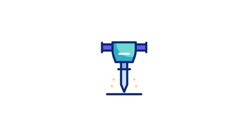 Jackhammer Animated Icon
