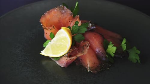 Rotating Smoked Salmon