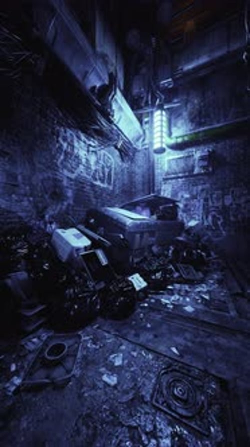 Dark Room Filled With Various Cars