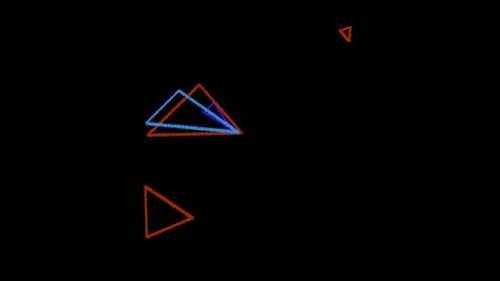 Hand Drawn Sketch Triangle Shapes Animation