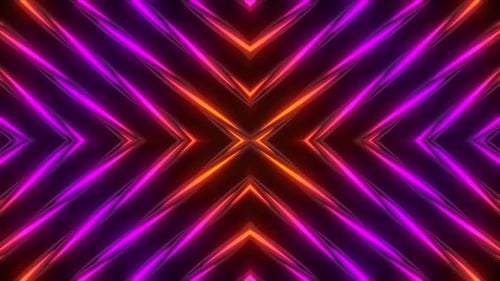 Dynamic neon lines pulse with vibrant energy in abstract visual