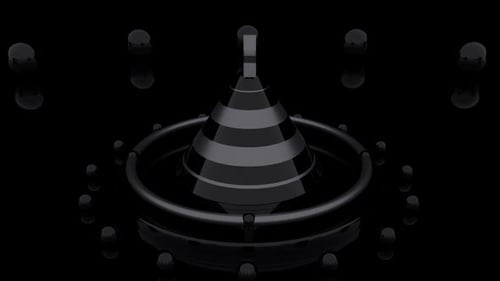 Abstract Background Loop Black And White
