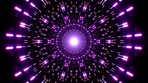 Shiny Purple Dotted Cyber Pattern Lights Background