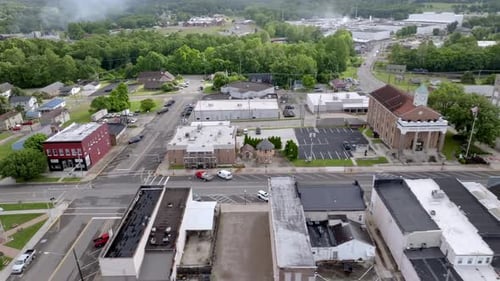 Jackson, Ohio downtown.