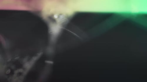 Abstract Lights on Gray Background