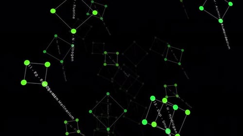 Ein kaskadierender Animationseffekt, der das miteinander verbundene Signal eines Netzwerks zeigt