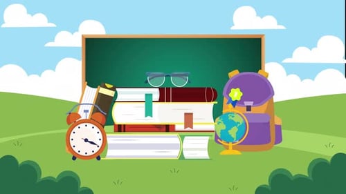 Back to school International Day Of Education Animation