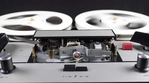 Vintage Reel to Reel Tape Recorder Mechanism