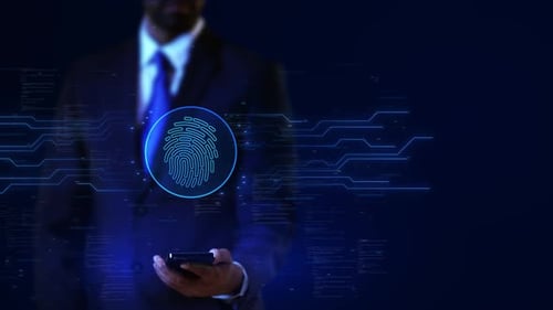 Digital Cybersecurity Digital Identity Verification and Secure Authentication Biometric Security