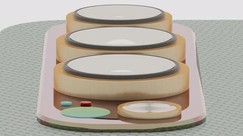 Advanced Smartphone Camera Showcase with Smooth 3D Rotation