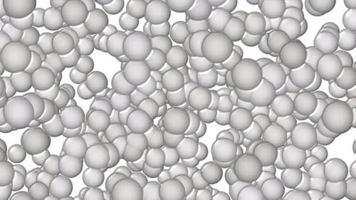 Fluid Abstract Bubbles Background Motion Graphic