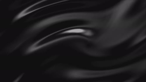 Smooth Dark Fluid Waves Abstract Motion Background