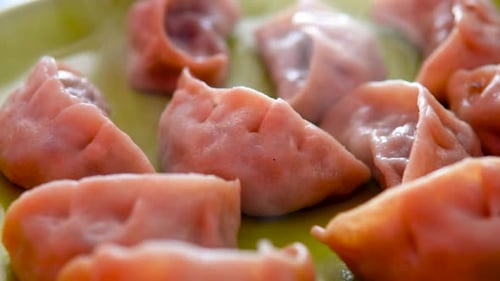 Delicious dim sums are being made, and steam is rising from them in Himachal.