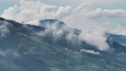 Aerial View of Mountain Landscape