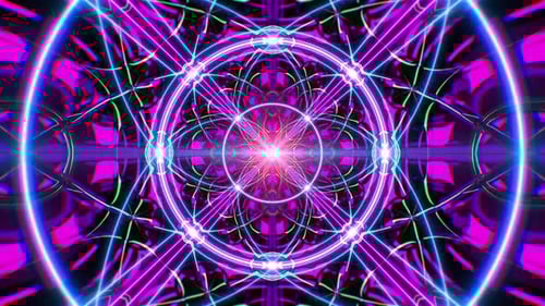 Vibrant Color Modern Geometry Pattern Background