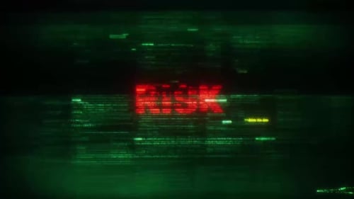 Digital Glitch Code Screen Logo Reveal