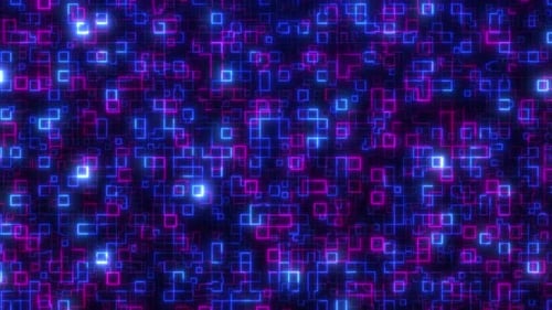 Holograma abstracto 3D. Cibermalla digital en el espacio virtual, conexión de alta velocidad, big data