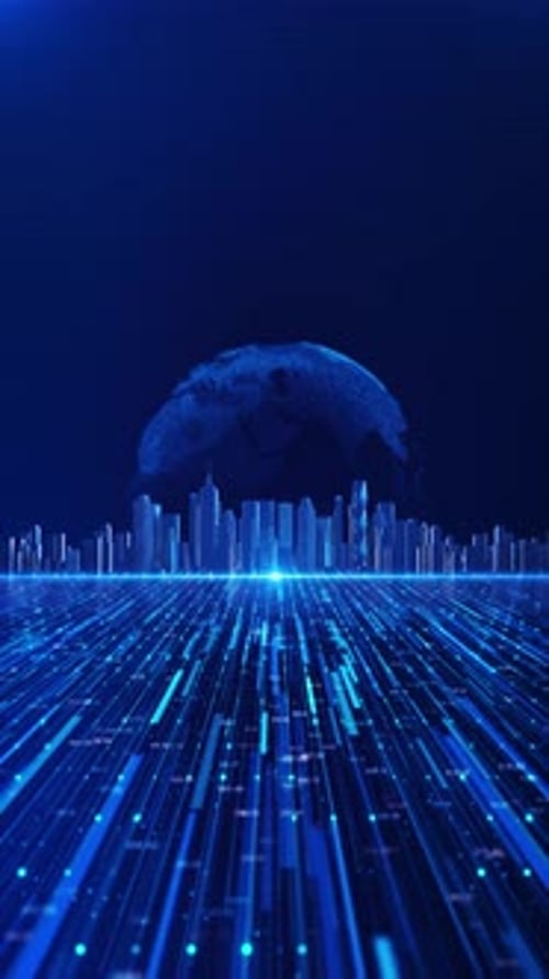 Smart City Technology Network Connecting Internet of Things Technology and Progress Metaverse