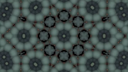 Abstract Morphing Organic Kaleidoscope Pattern Loop Background