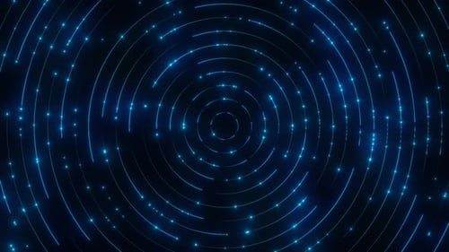 circle spin rotate big data background.