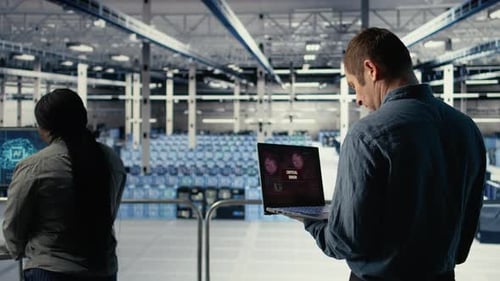 Server Hub Programmer Alerted By Warning Message on Laptop About Bugs