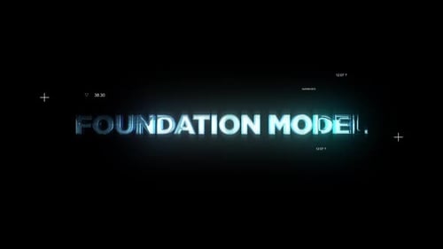 Futuristic Blue Glow Technology Text Title Animation