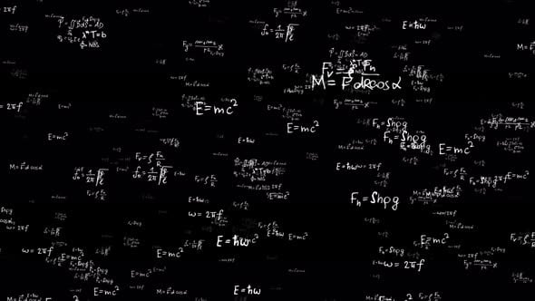 Physics Equations overlay 4, Overlays Motion Graphics ft. algebra ...