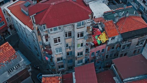 4 K Aerial Views Of Istanbul City, Turkey